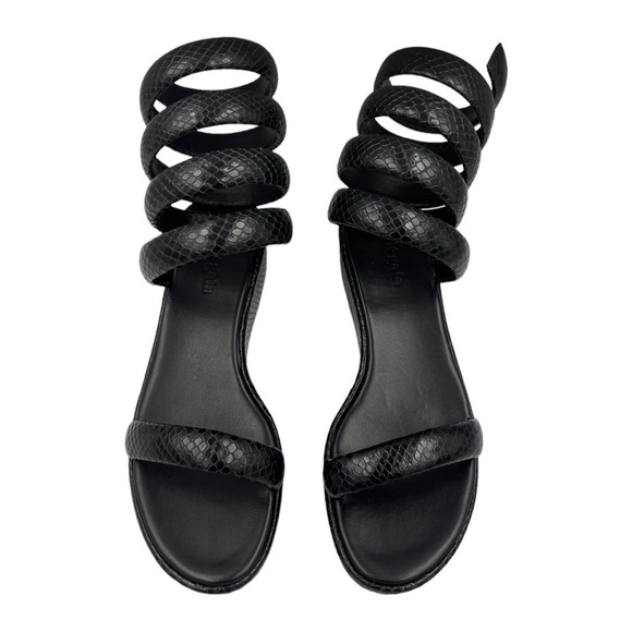 NWOT CULT GAIA Gabi Platform Sandals Black 5/35 - Picture 6 of 10